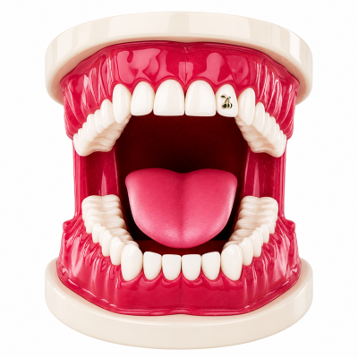 Zahnschmuck Gold Kirschen 18 kt – Cherry Tooth Gem