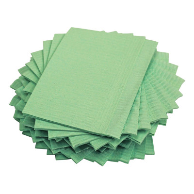 Patiëntenhanddoek groen – 50 stuks praktijk handdoeken