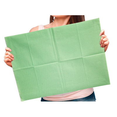 Green Patient Towels – 50 Hygienic Towels for Treatments