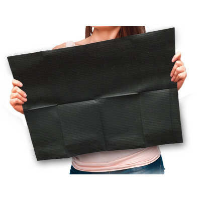 Black Patient Towels – 50 Stylish Disposable Salon Towels