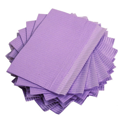 Patiëntenhanddoek paars – 50 stuks wegwerp handdoeken