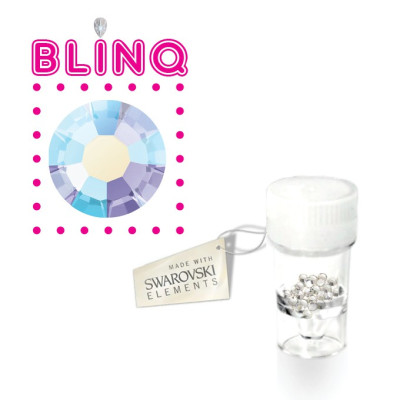 Swarovski tooth gems – Tanzania Shimmer S – blue & purple aurora