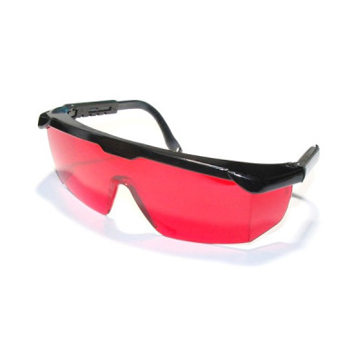 Lunettes de sécurité rouges – protection oculaire pour blanchiment UV
