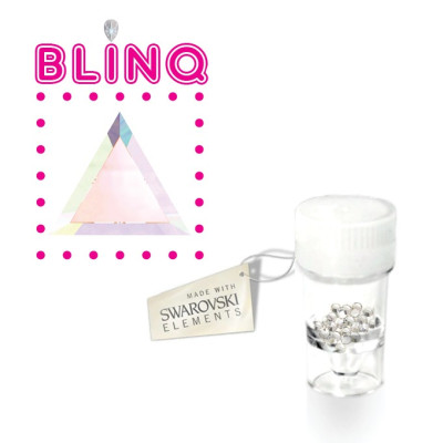 Swarovski tooth gems driehoek Aurora – rainbow shine