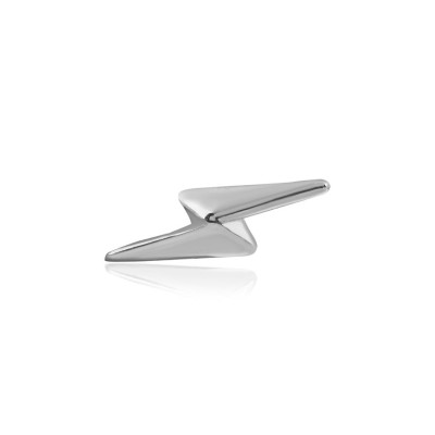 Witgouden tooth gem bliksem – lightning design
