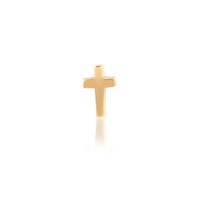 Gouden tandsieraad kruis – klassiek 22 kt gold tooth gem cross design