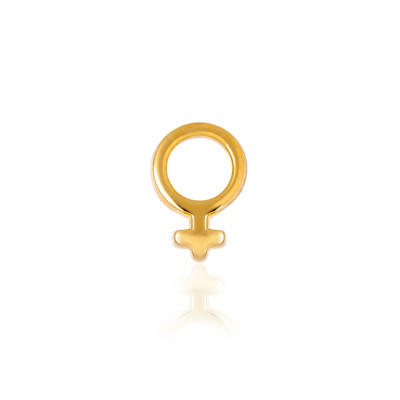 Gold Tooth Gem 22ct – Female Symbol – Feminine Icon Tooth Gem