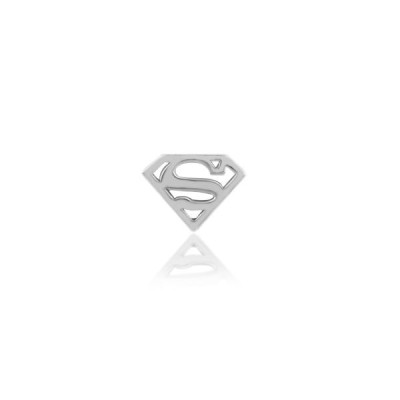 Wit gouden tandsieraad Superman – witgouden Superman-design tooth gem