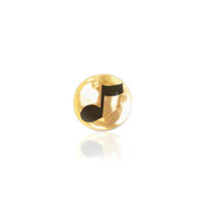 Gold Tooth Gem 22ct – Music Note – Musical Dental Gem