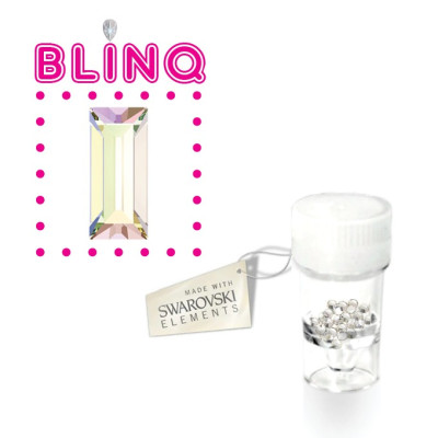BLINQ Tooth Gems Rectangle Shimmering Moon for Pearl Smile Art 5pcs