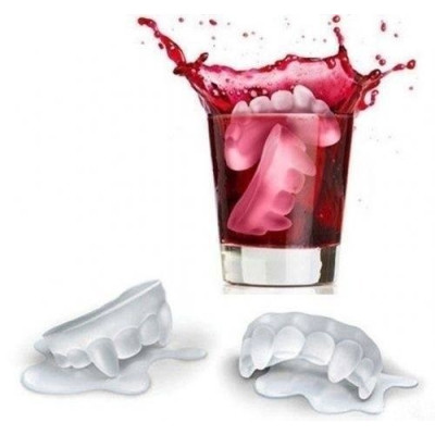 Vampire Fangs Ice Cube Mold – Halloween Drink Ice Tray