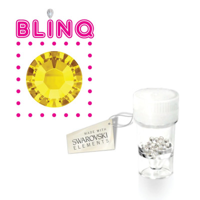 Swarovski tooth gems Lemon Juice – frisse gele tint