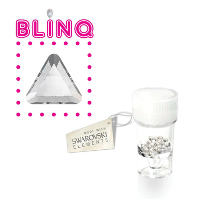 Swarovski Tooth Gems Clear Triangle for Geometric Tooth Art 5pcs