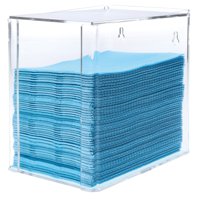 Dental towel dispenser acryl – houder voor patiëntenhanddoeken