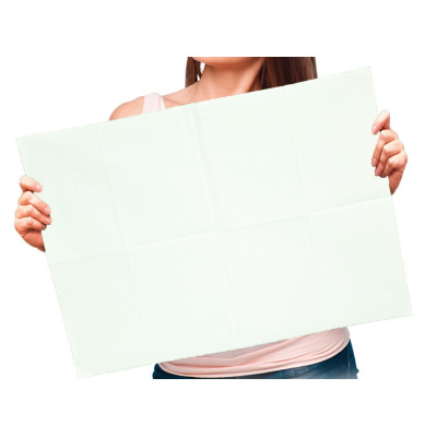White Patient Towels – 50 Disposable Dental Towels