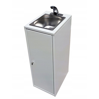 Mobiele wasbak met sensor – warm water zonder aansluiting