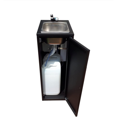 Mobile Waschstation mit Wasserhahn – Boiler, keine Abwasserleitung