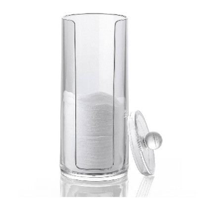 Acrylic Cotton Pad Holder – Clear Organizer for Cotton Pads