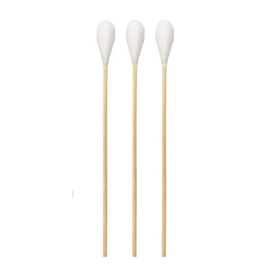 Long Wooden Cotton Swabs – 15 cm Large-Tip Applicators