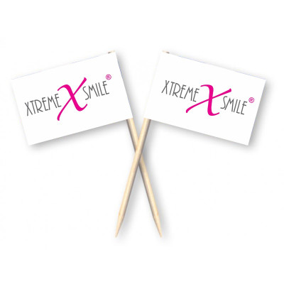 Cocktailprikkers X-treme Smile® 10 stuks – promotionele party picks